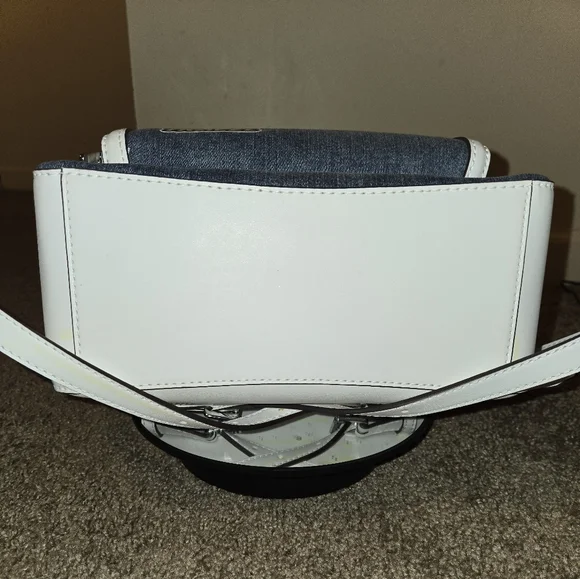 EUC Michael Kors Jaycee Embellished Denim Backpack - Picture 8 of 16